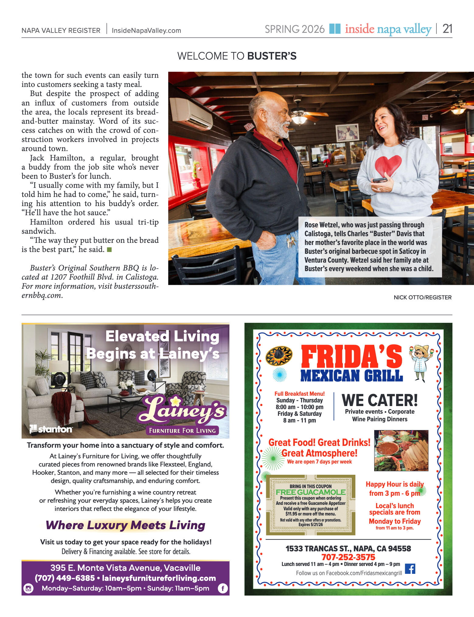 Inside Napa Valley Spring 2026 - page 21