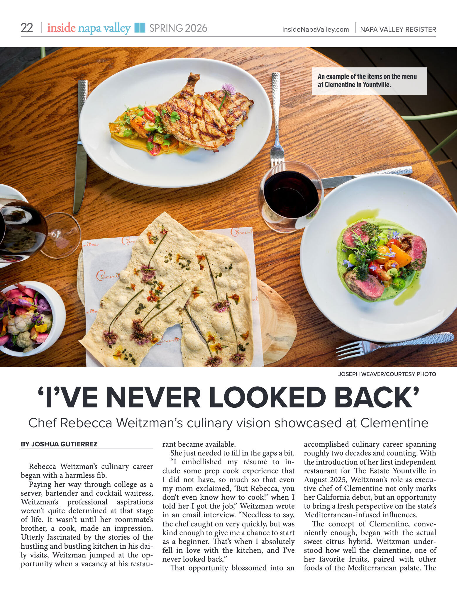 Inside Napa Valley Spring 2026 - page 22
