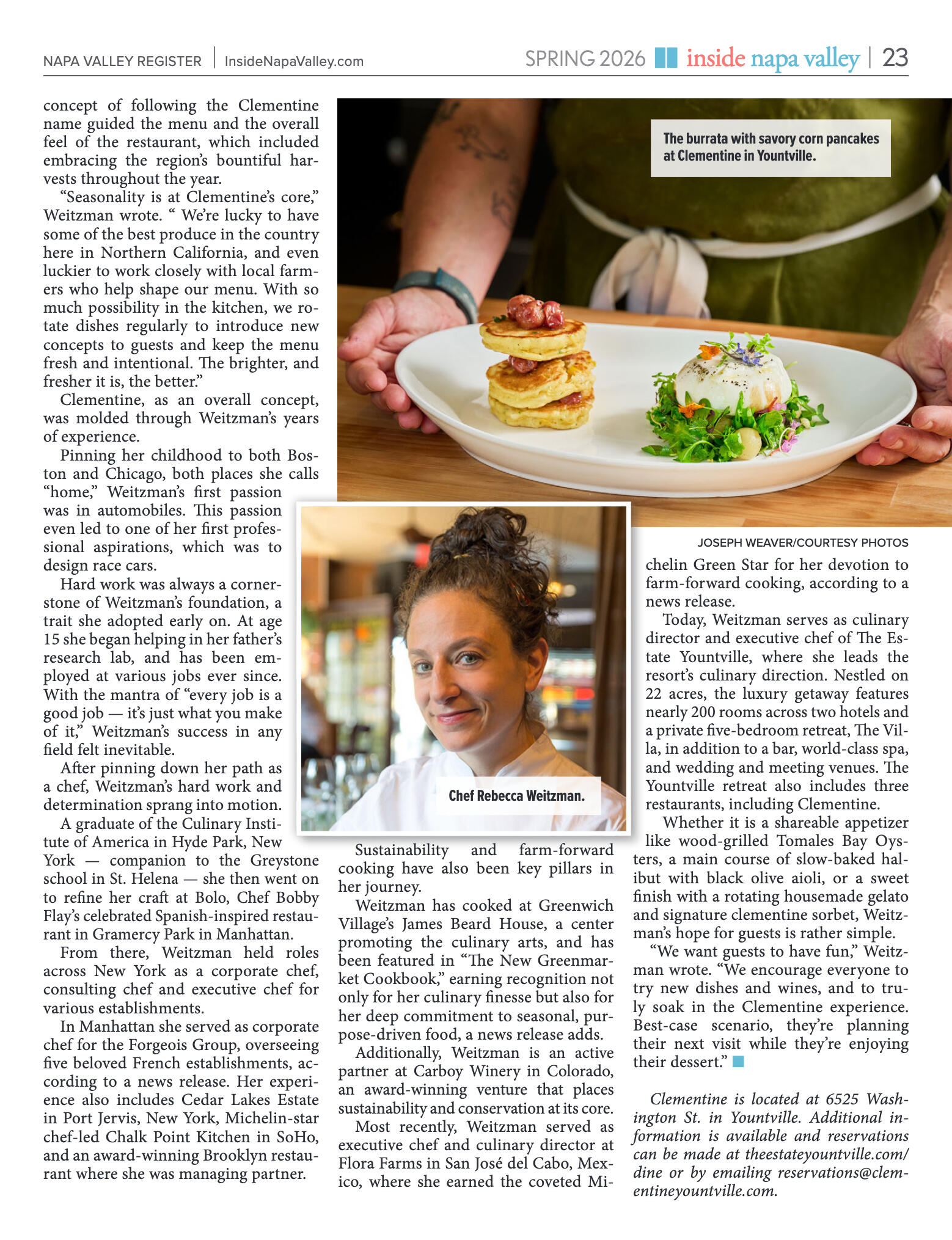 Inside Napa Valley Spring 2026 - page 23