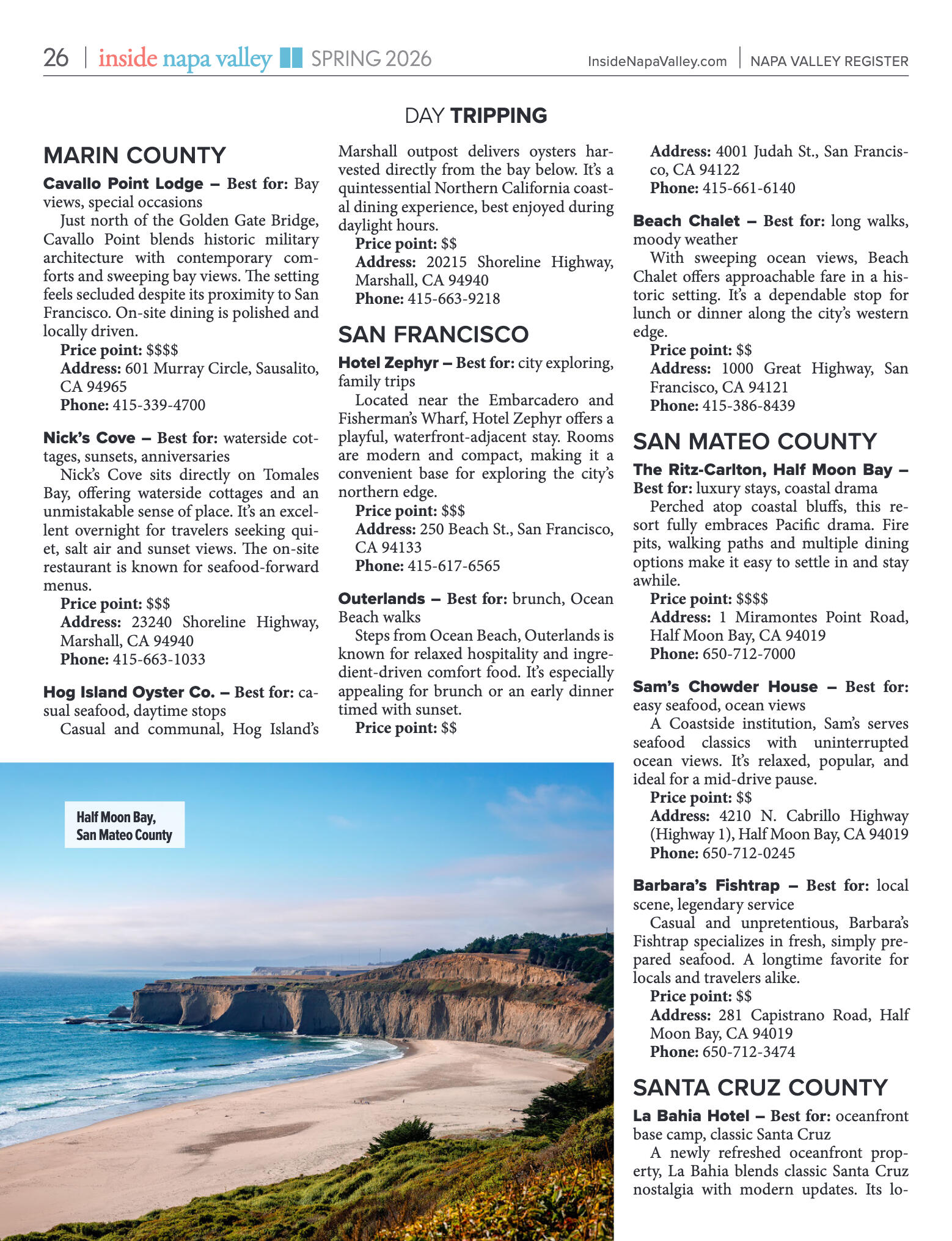 Inside Napa Valley Spring 2026 - page 26