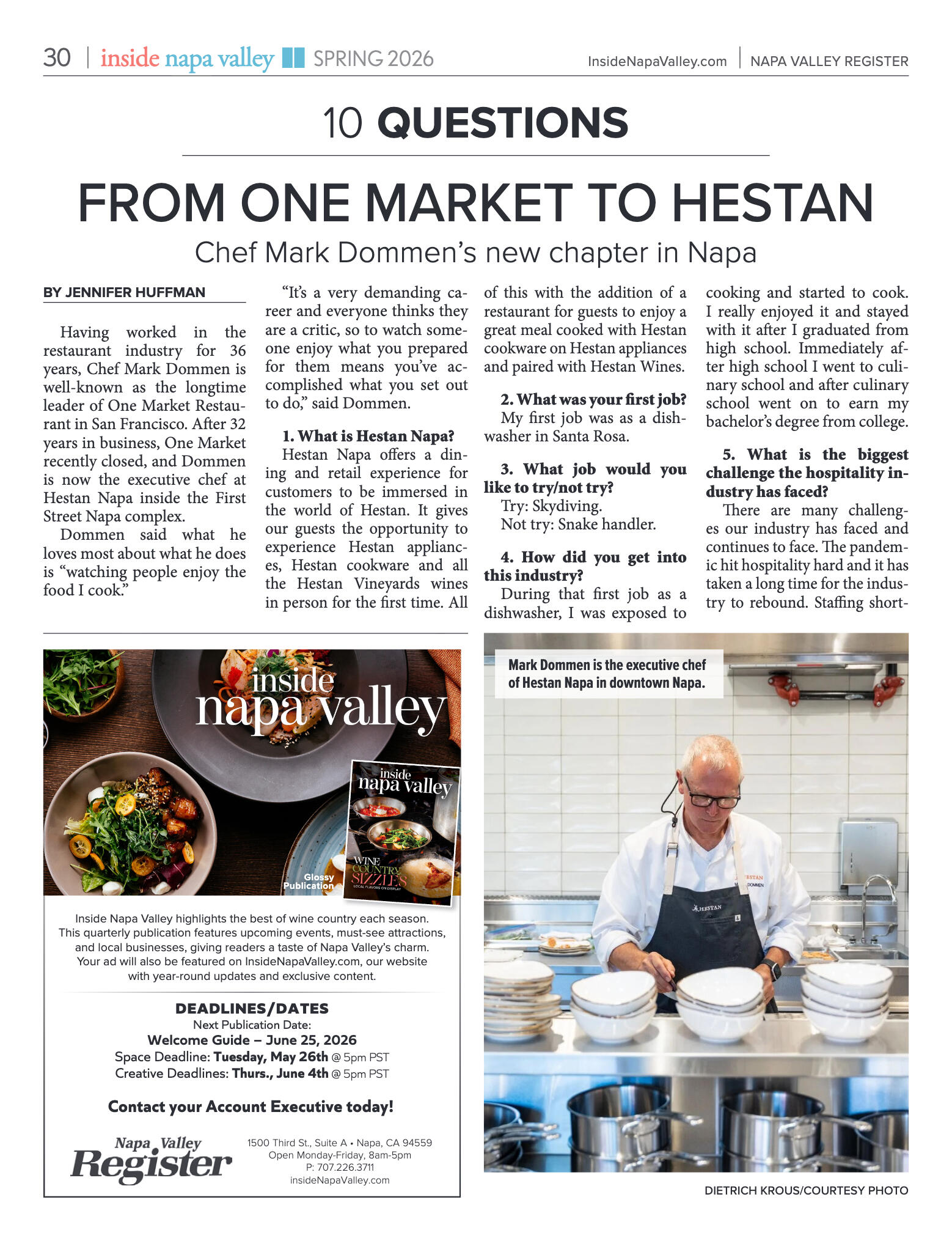 Inside Napa Valley Spring 2026 - page 30