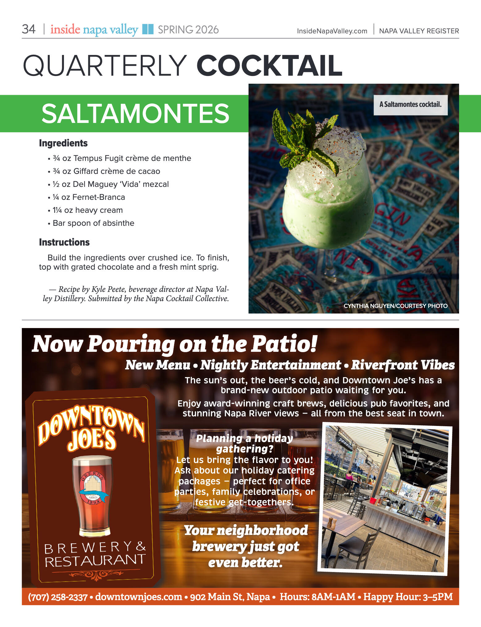 Inside Napa Valley Spring 2026 - page 34