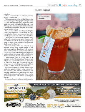 Inside Napa Valley Spring 2026 - page 13