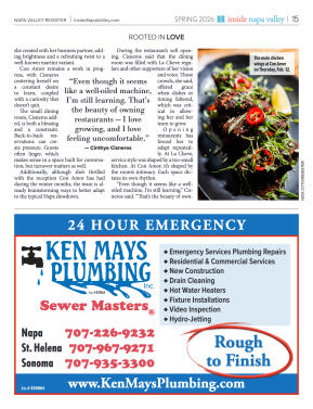 Inside Napa Valley Spring 2026 - page 15