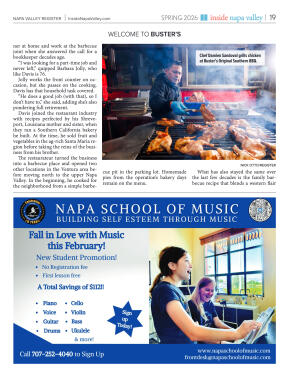 Inside Napa Valley Spring 2026 - page 19
