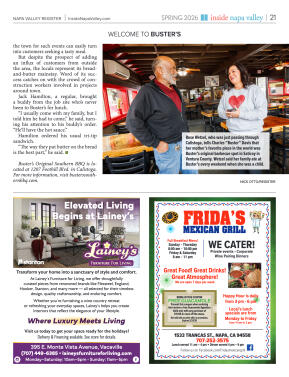 Inside Napa Valley Spring 2026 - page 21