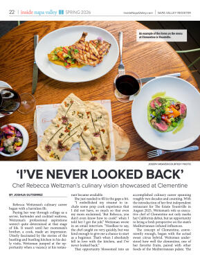 Inside Napa Valley Spring 2026 - page 22