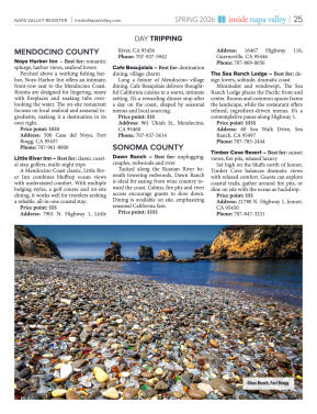 Inside Napa Valley Spring 2026 - page 25