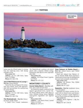 Inside Napa Valley Spring 2026 - page 27